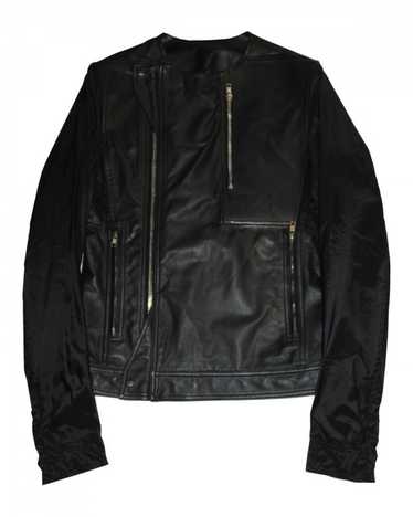 Rick Owens SS14 "Vicious" Crewneck Leather Jacket