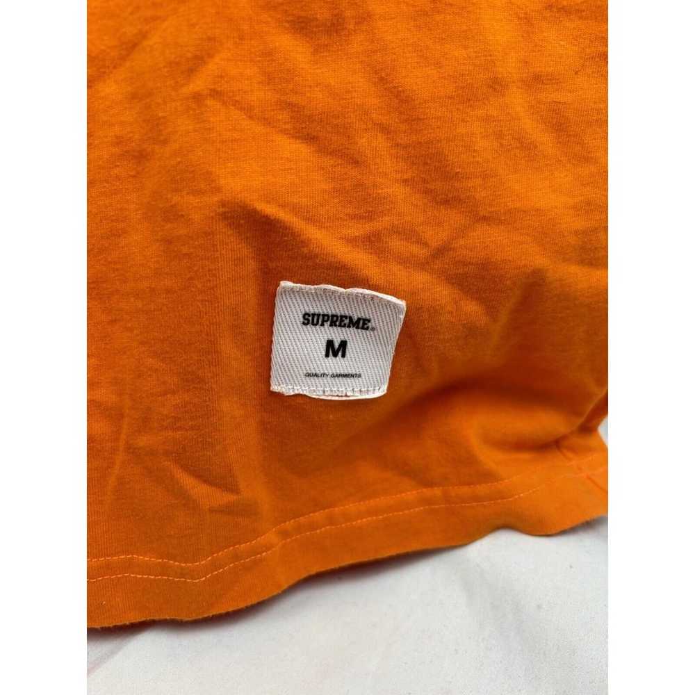 Supreme Printed Light Big Graphic Orange T-Shirt … - image 4