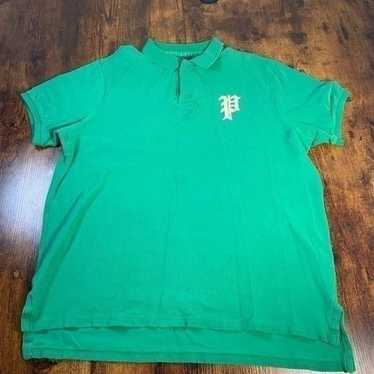 Vintage Polo Ralph Lauren Shirt Mens XXL Green Po… - image 1