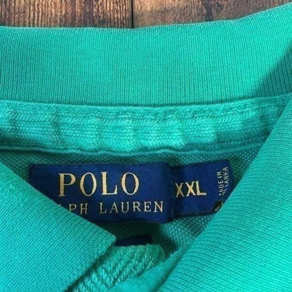 Vintage Polo Ralph Lauren Shirt Mens XXL Green Po… - image 3