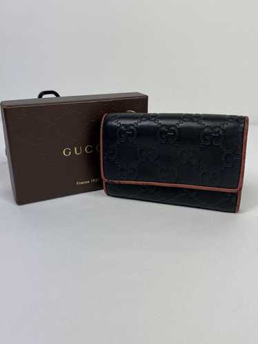 Gucci Gucci GG Guccissima leather key wallet