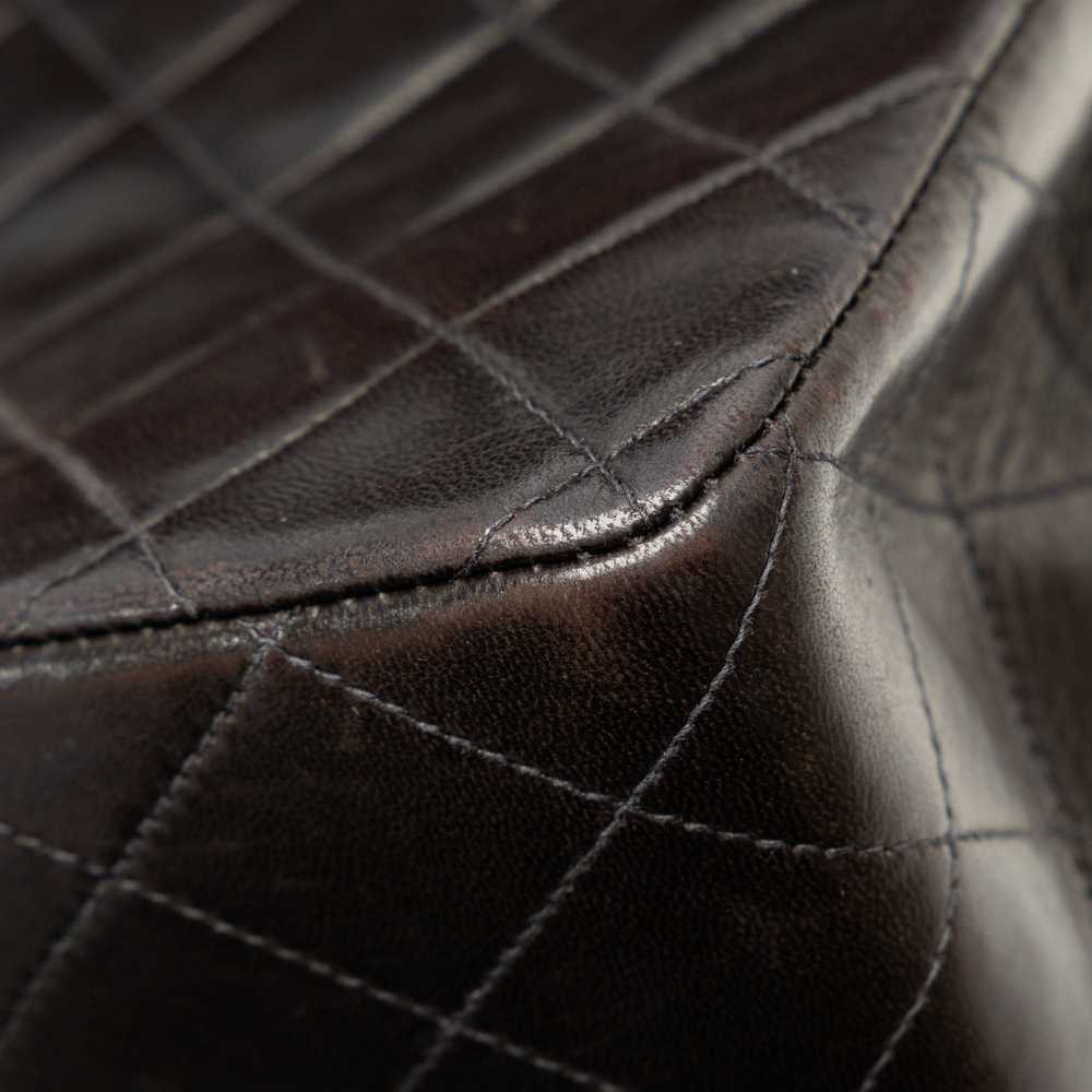 Black Chanel Medium Classic Lambskin Double Flap … - image 10