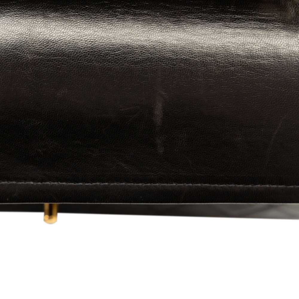 Black Chanel Medium Classic Lambskin Double Flap … - image 12