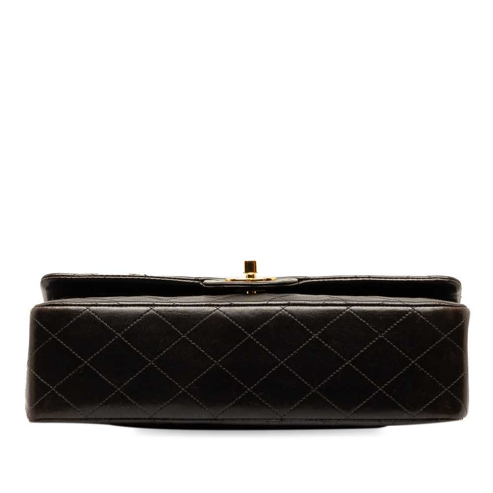 Black Chanel Medium Classic Lambskin Double Flap … - image 4