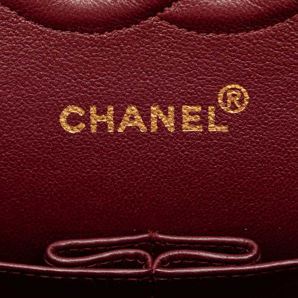 Black Chanel Medium Classic Lambskin Double Flap … - image 7