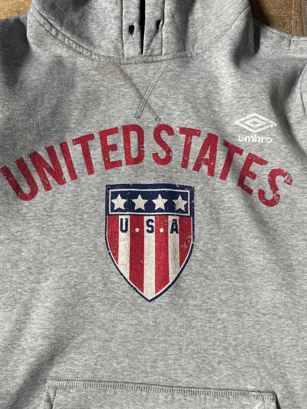 Umbro Vintage United States Umbro cropped hoodie - image 2