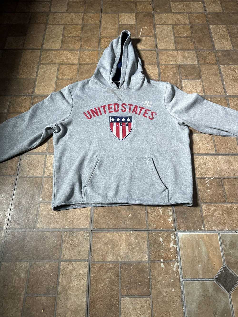 Umbro Vintage United States Umbro cropped hoodie - image 4
