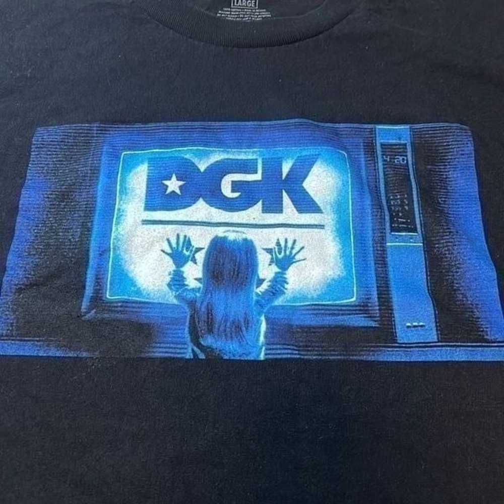 Very Rare DGK poltergeists Movie t shirt Size L - image 4