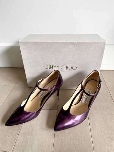 Jimmy Choo Jimmy Choo Iridescent Purple Kitten Hee