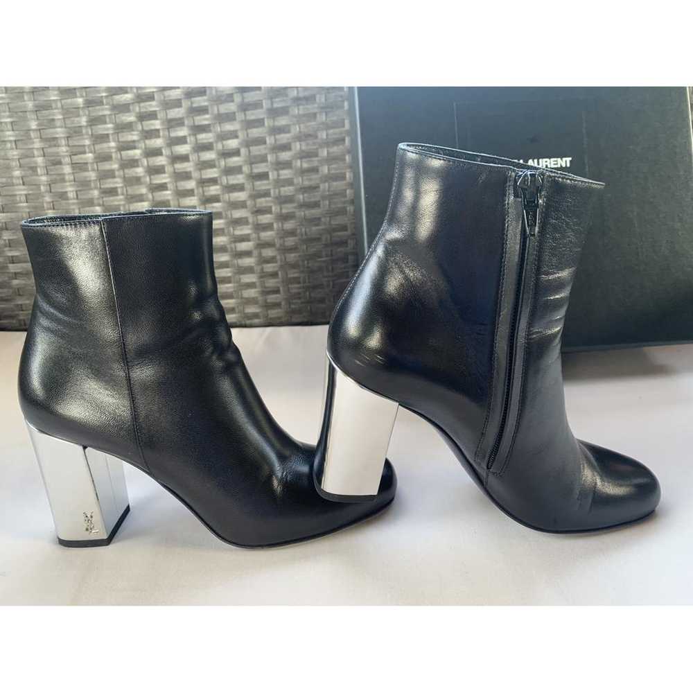 Saint Laurent Lou leather ankle boots - image 3