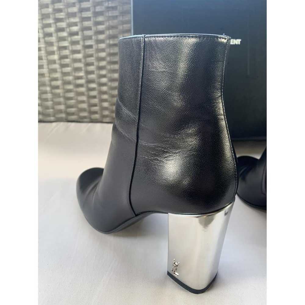 Saint Laurent Lou leather ankle boots - image 5