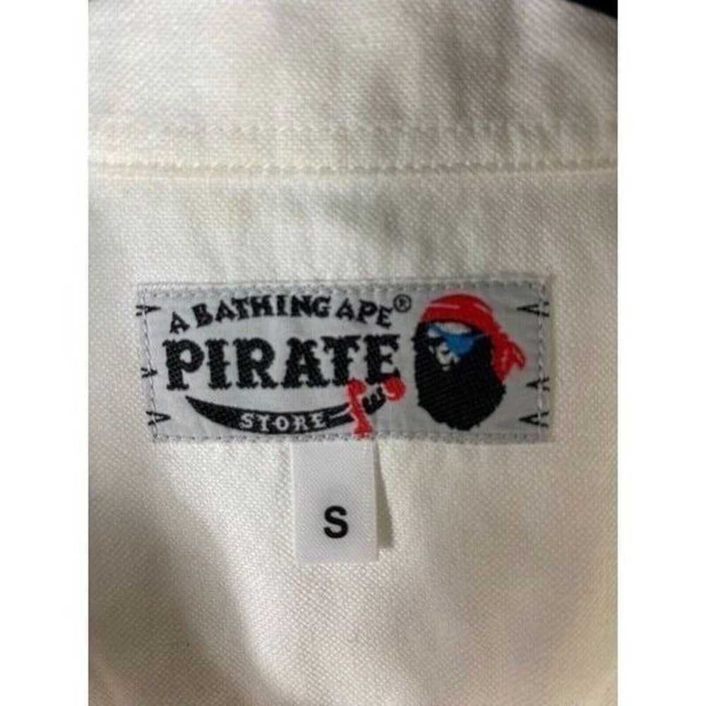 A Bathing Ape Pirate Button Down Long Sleeve Shir… - image 3
