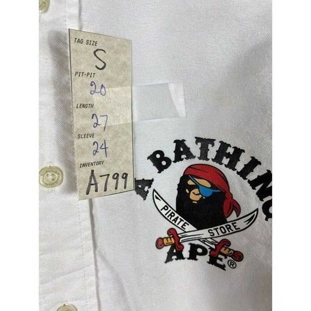 A Bathing Ape Pirate Button Down Long Sleeve Shir… - image 4