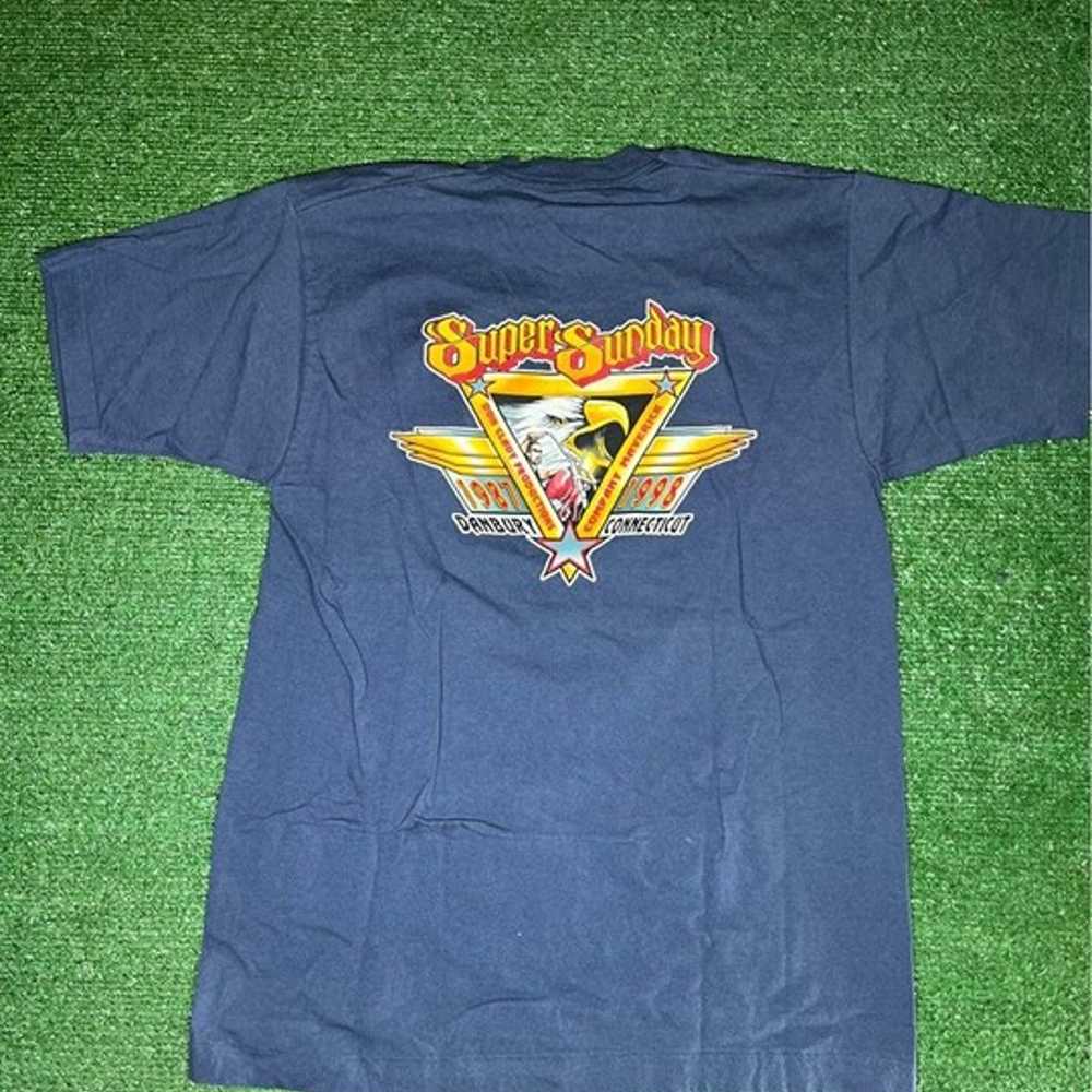 Vintage 1998 Biker T-shirt Size L - image 4