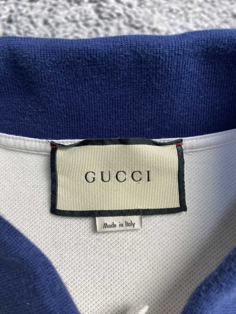 Gucci Gucci Side Stripe Logo Pique Polo - image 6