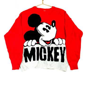 Vintage Mickey Mouse Mickey & Co Knit Crewneck Sw… - image 1