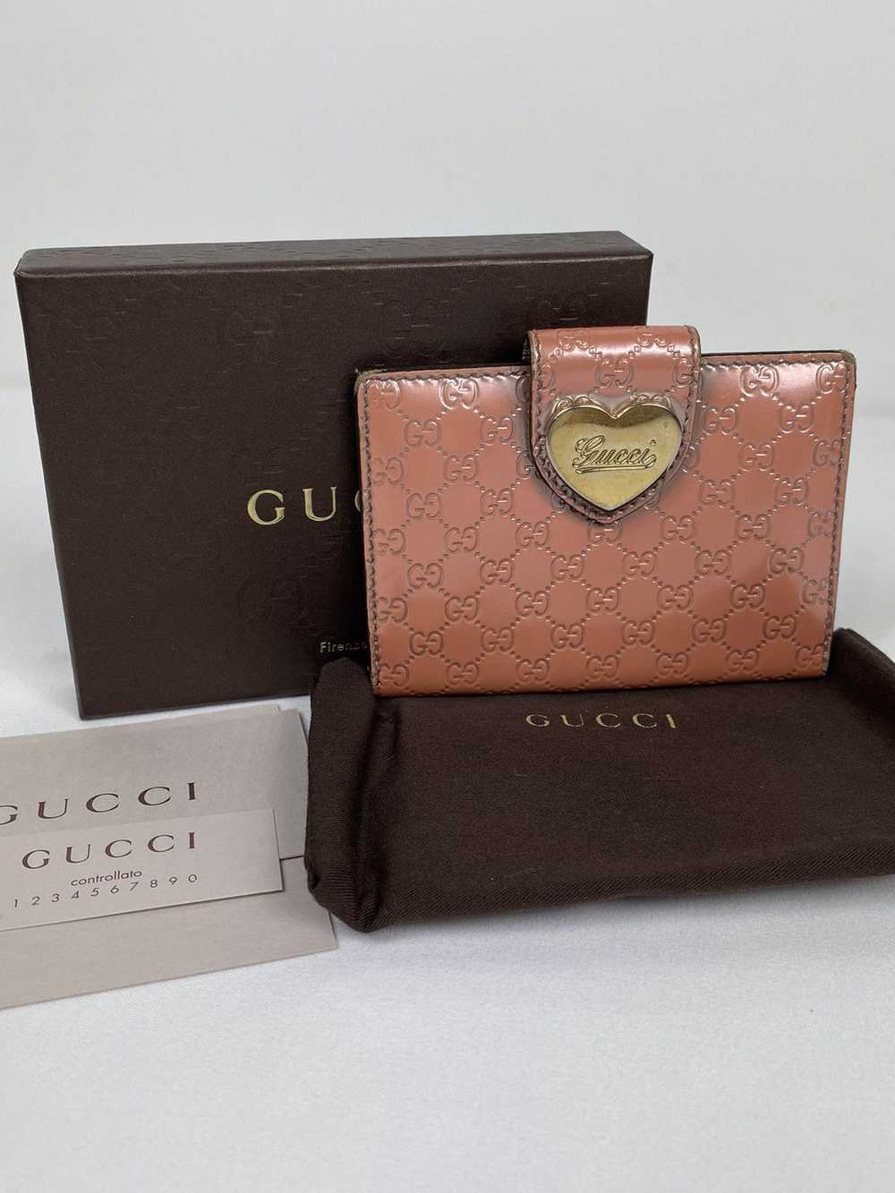 Gucci Gucci GG Micro Guccissima leather card hold… - image 1