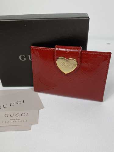 Gucci Gucci Micro Guccissima leather card holder