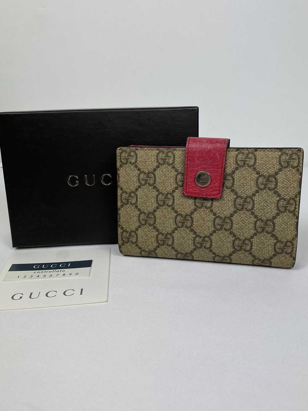 Gucci Gucci GG Guccissima leather clip wallet - image 3