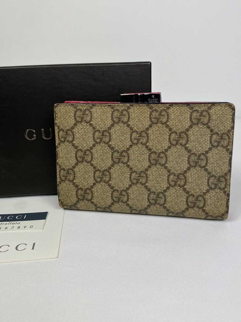 Gucci Gucci GG Guccissima leather clip wallet - image 4