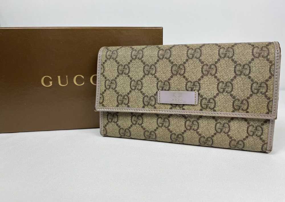 Gucci Gucci GG Guccissima leather trifold wallet - image 1