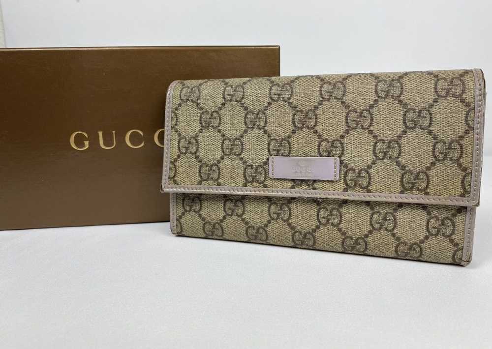 Gucci Gucci GG Guccissima leather trifold wallet - image 2