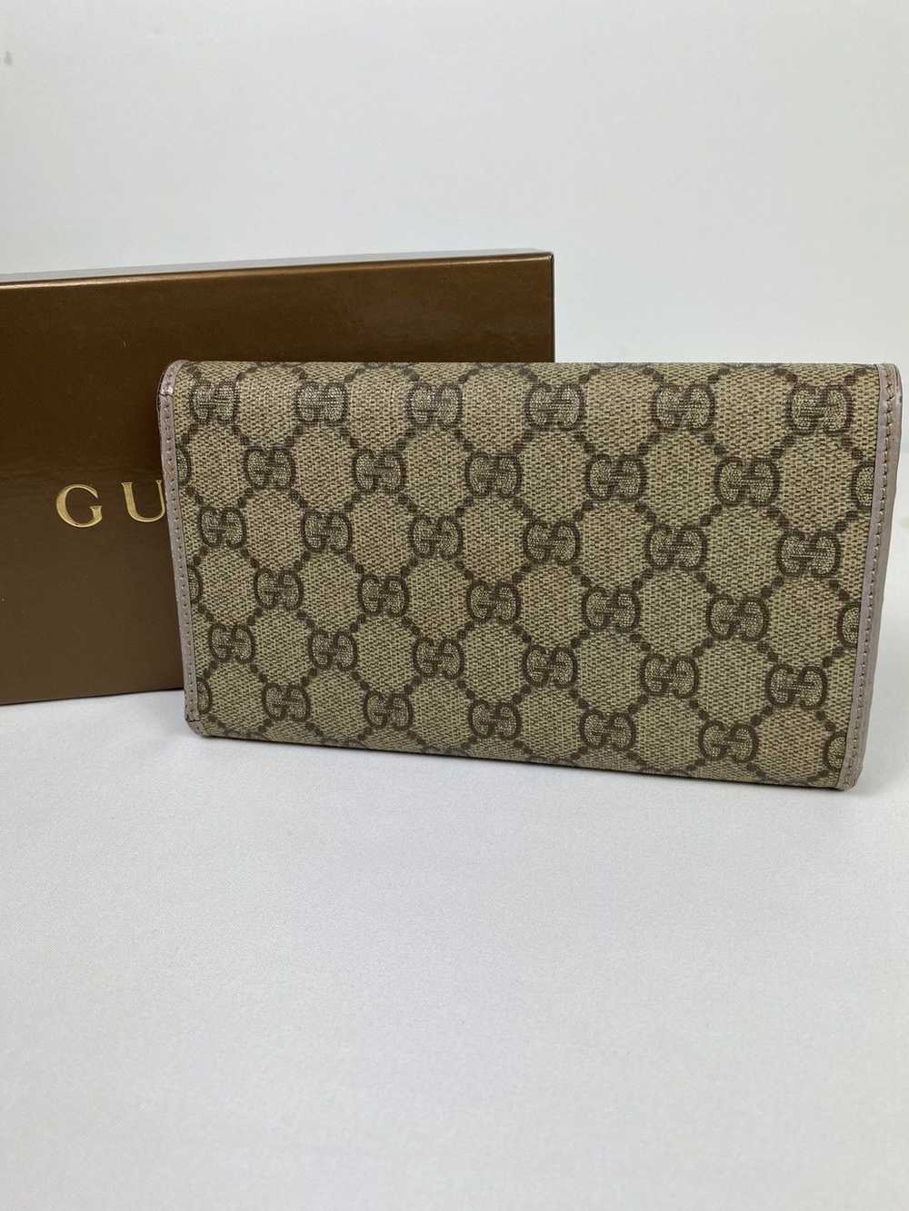 Gucci Gucci GG Guccissima leather trifold wallet - image 3