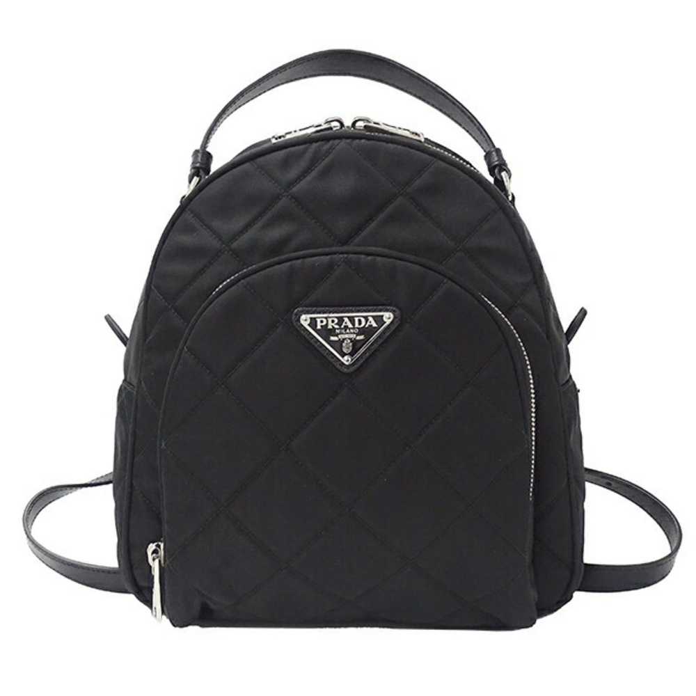 Prada PRADA Women's Bag Backpack Nylon Black 1BZ0… - image 1