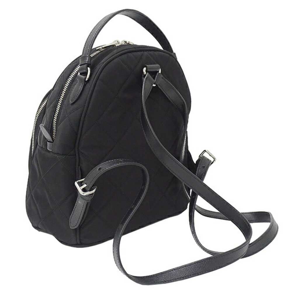 Prada PRADA Women's Bag Backpack Nylon Black 1BZ0… - image 3