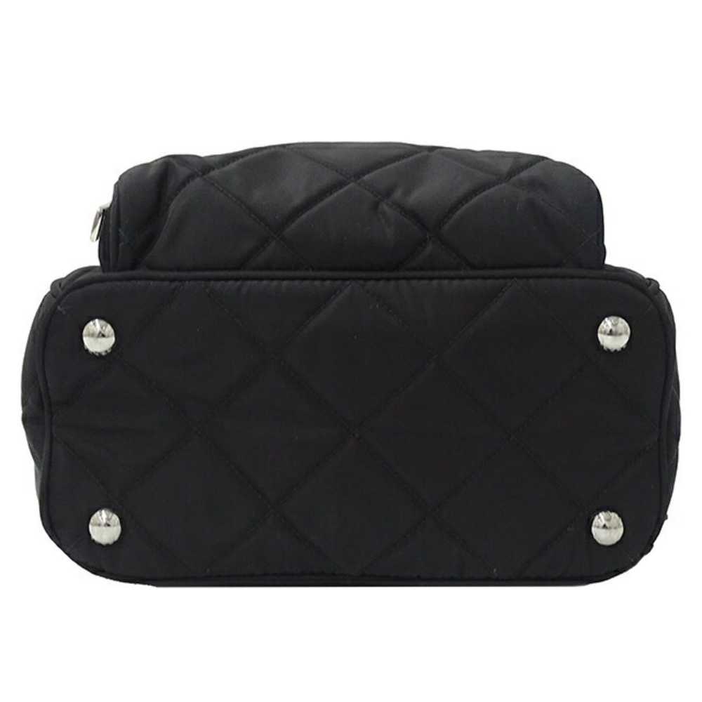 Prada PRADA Women's Bag Backpack Nylon Black 1BZ0… - image 5
