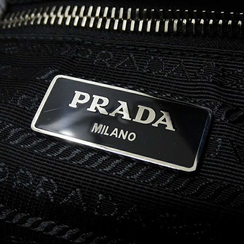 Prada PRADA Women's Bag Backpack Nylon Black 1BZ0… - image 7