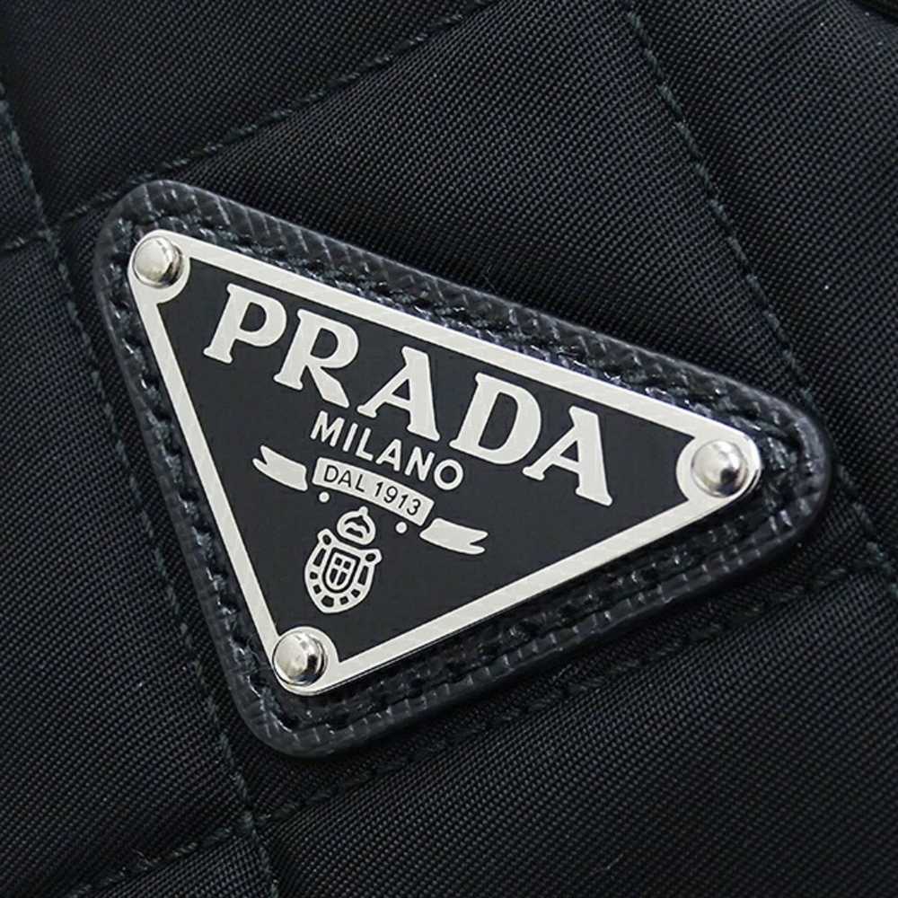 Prada PRADA Women's Bag Backpack Nylon Black 1BZ0… - image 9