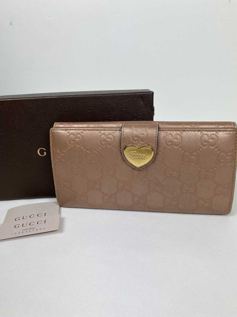 Gucci Gucci GG Guccissima leather long wallet - image 1