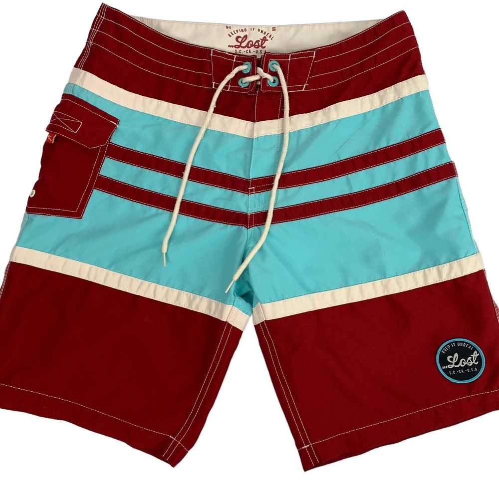 Lost Lost Enterprises Boardshorts Size 30 Surfing… - image 1