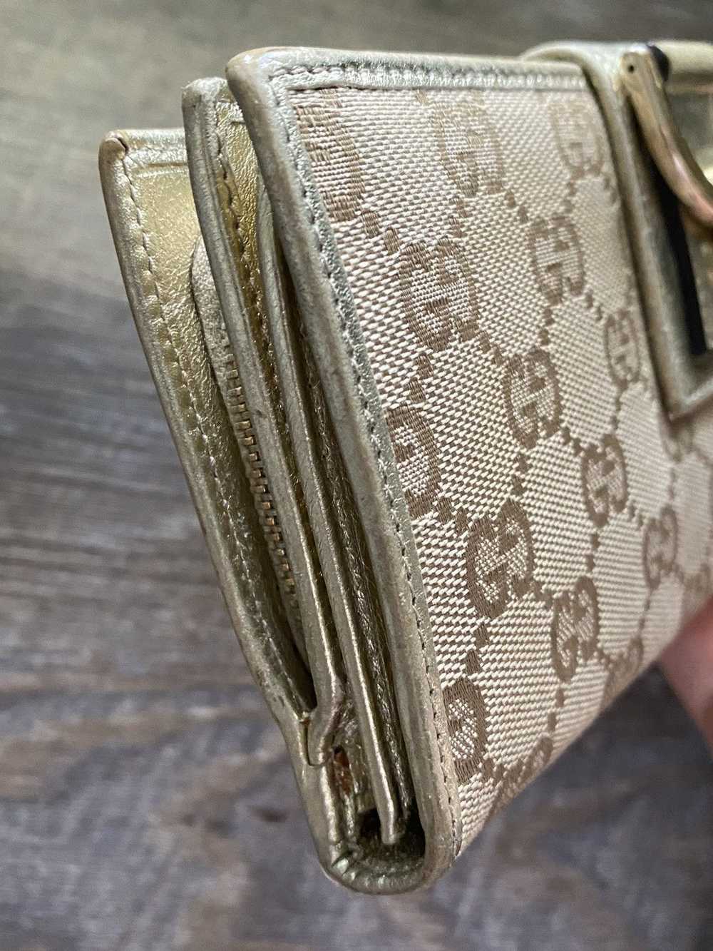 Gucci Gucci GG Canvas monogram long wallet - image 10