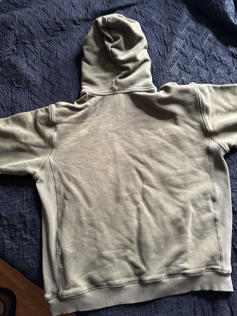 Revenge Revenge Chenille Army Olive Patch Hoodie … - image 3