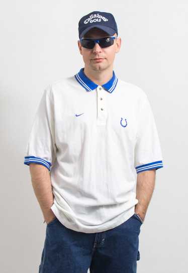 Nike 90's polo shirt Indianapolis Colts NFL top m… - image 1