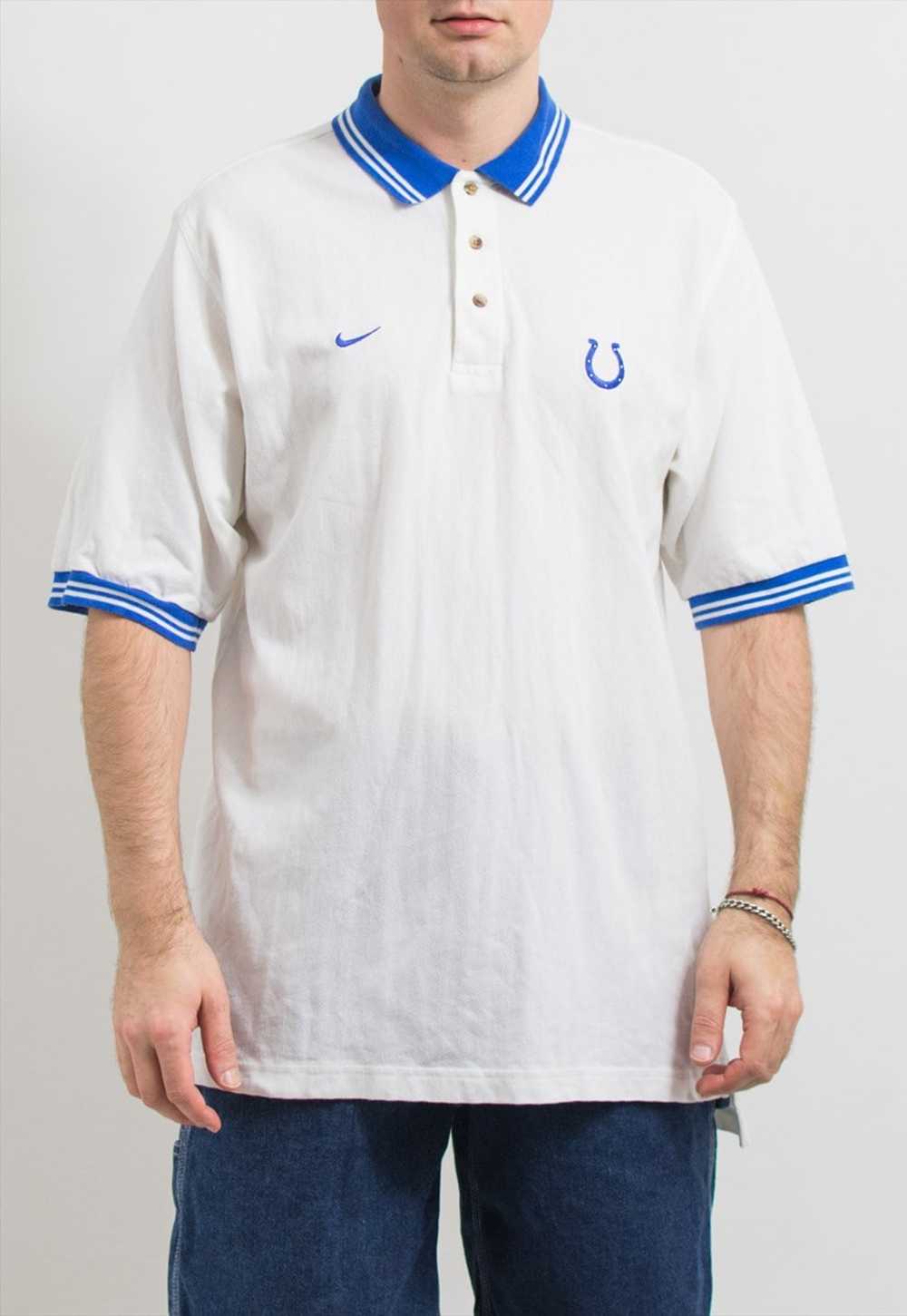 Nike 90's polo shirt Indianapolis Colts NFL top m… - image 5