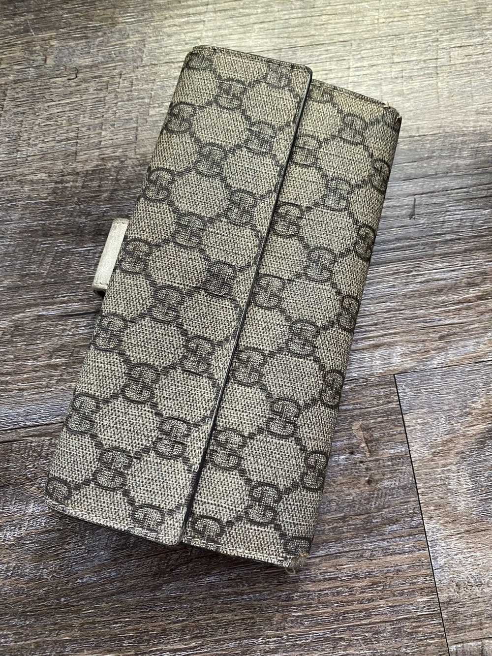 Gucci Gucci GG Monogram leather long wallet - image 2