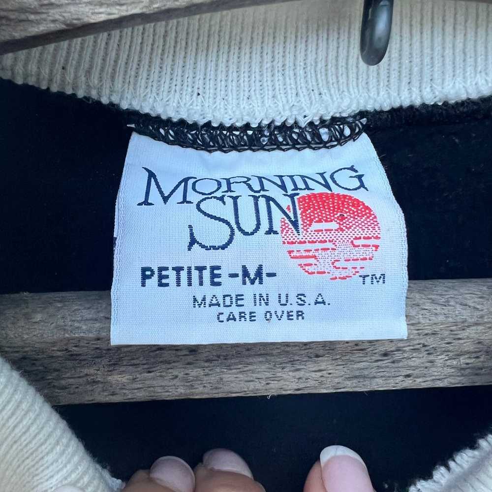 Vintage Morning Sun Granny sweatshirt floral prin… - image 4