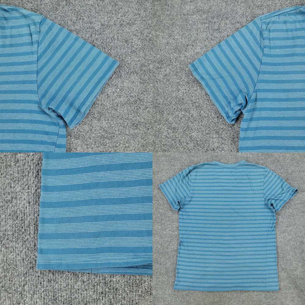Rails The Rail Shirt Men's XL Blue Striped V-Neck… - image 4