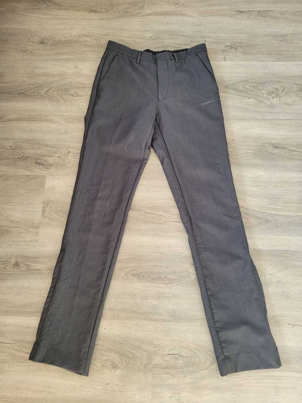 Vetements FW19 Woven Suit Trousers - image 1