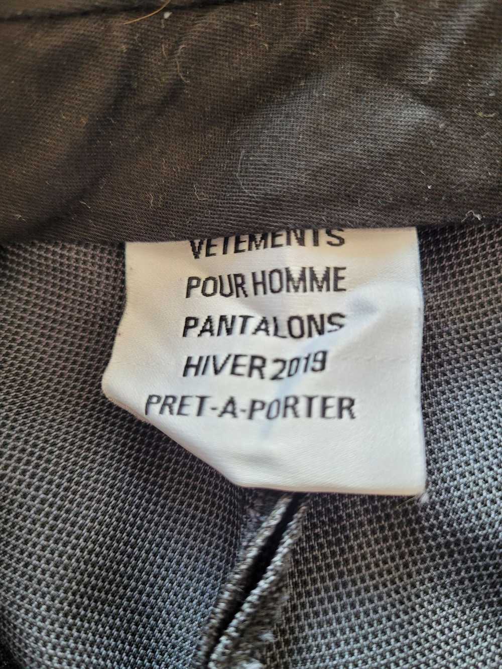 Vetements FW19 Woven Suit Trousers - image 3