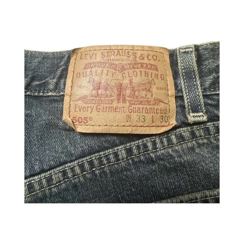 Levi's × Streetwear × Vintage Washed Levis 505 33… - image 8