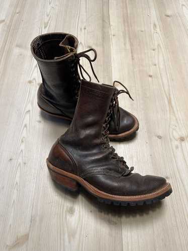 Whites White’s Brown Aged Leather Logger Boots