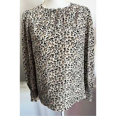 Rebecca Taylor • Leopard Print Silk Blouse