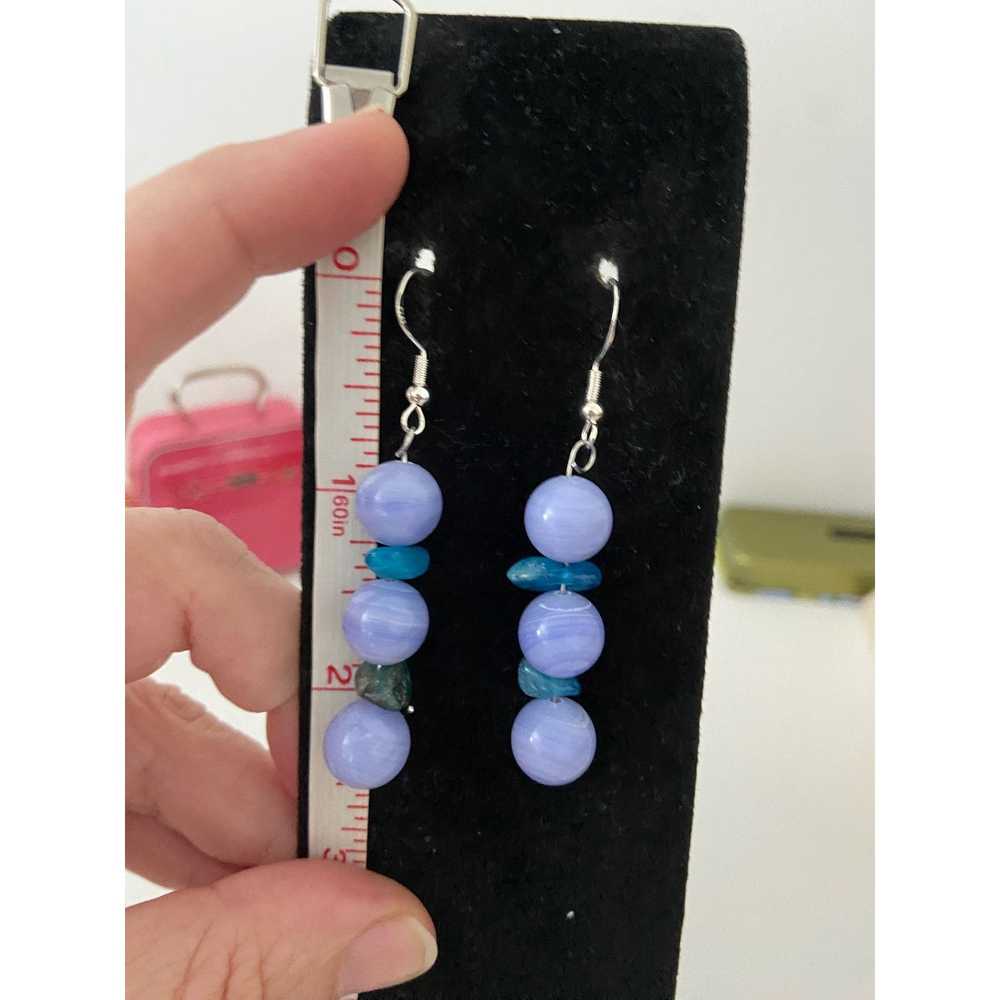 Handmade Handmade Blue lace agate and apatite chi… - image 3