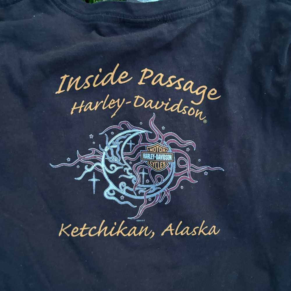 RARE Ketchikan, Alaska Harley Davidson bling shor… - image 2