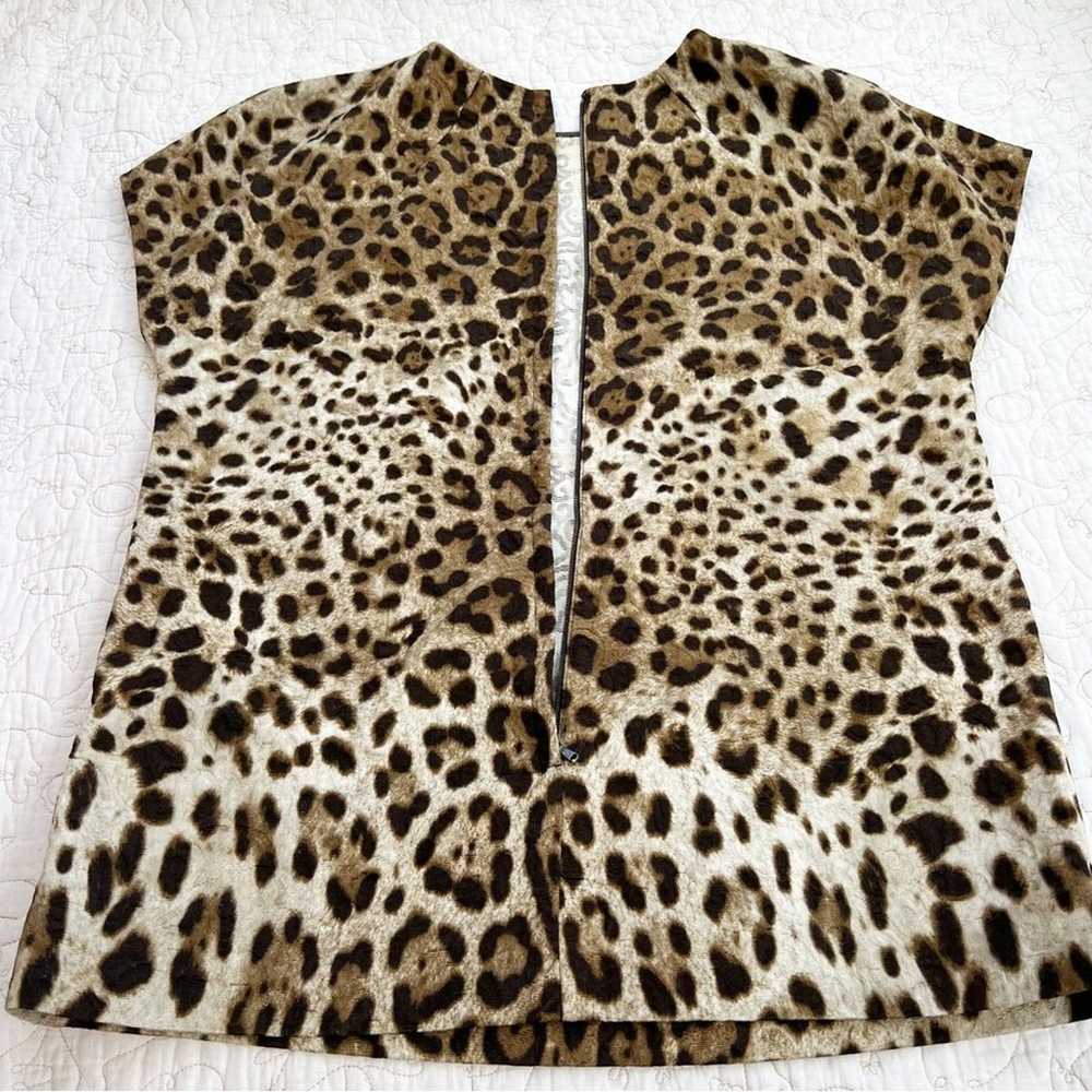 Dolce & Gabbana Y2K Leopard Animal Print Top Size… - image 10