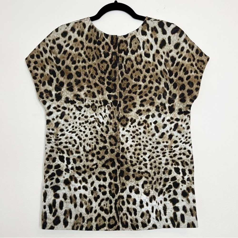 Dolce & Gabbana Y2K Leopard Animal Print Top Size… - image 2